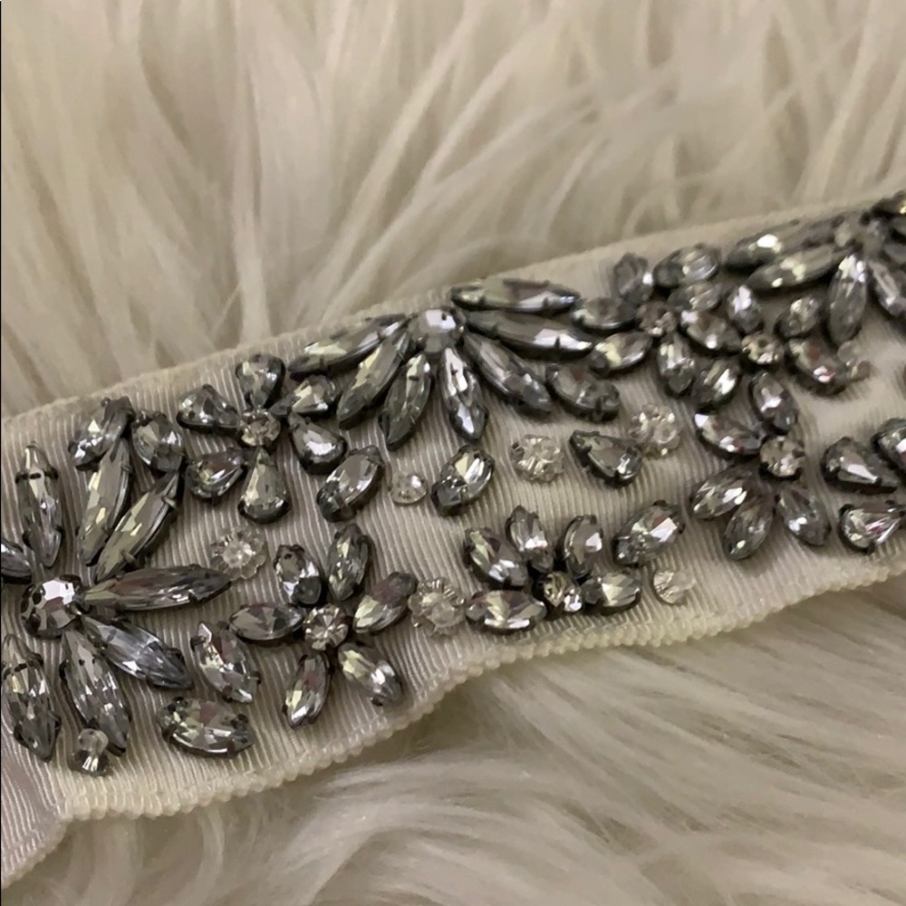 J.Crew Bridal Crystal Embellished Belt - Picture 3 of 3